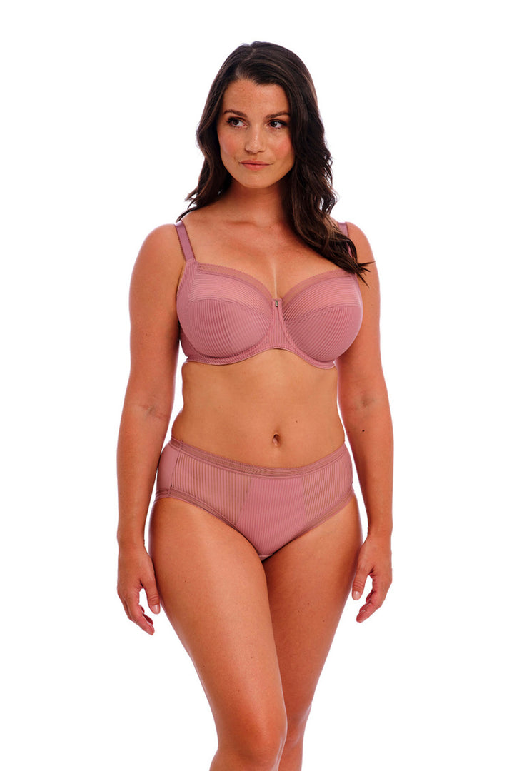 Fusion Full Cup Side Support Bra Rose