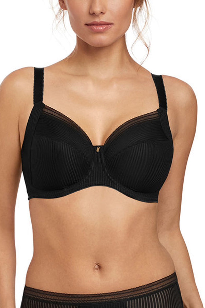 Fusion Full Cup Side Support Bra Black