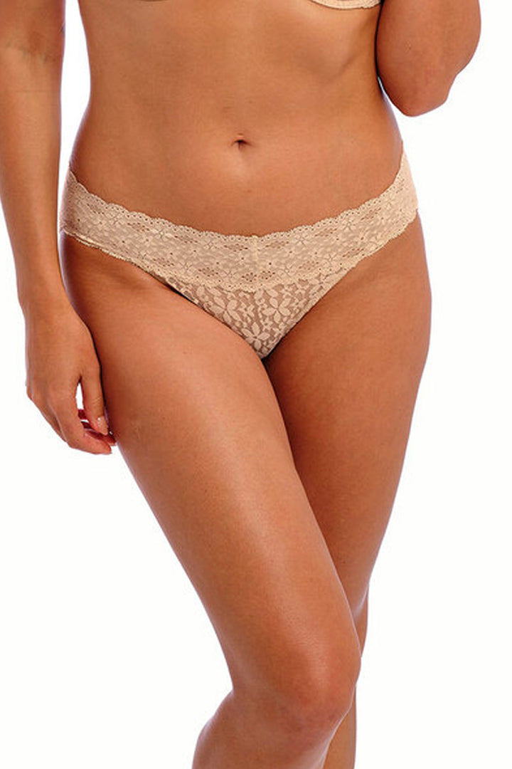 Halo Lace Bikini Brief Nude
