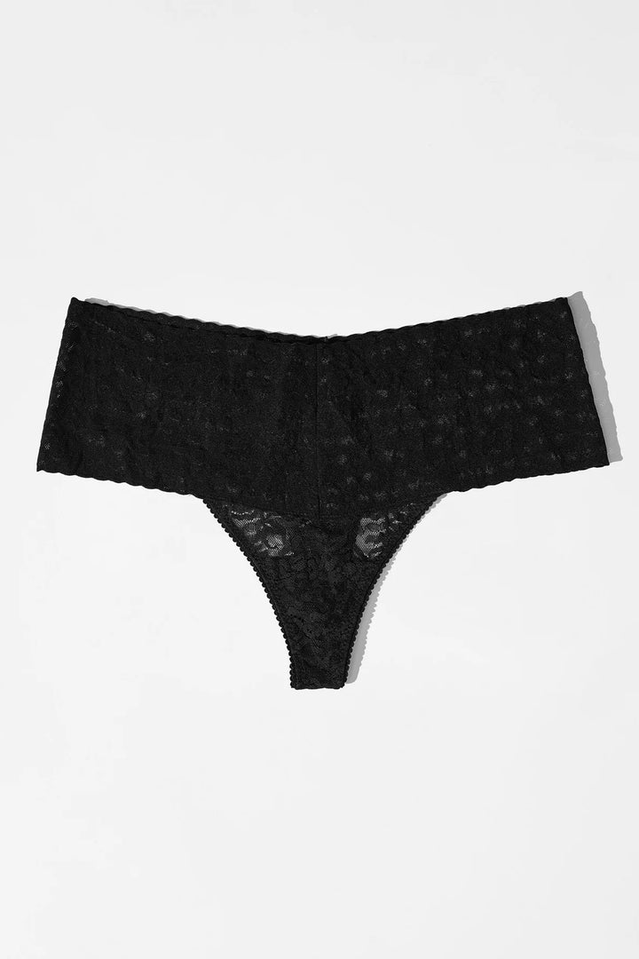 High Waist Thong Liquorice Therapy