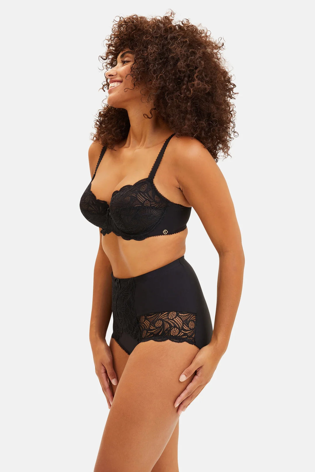 Ariane High Waisted Brief Svart