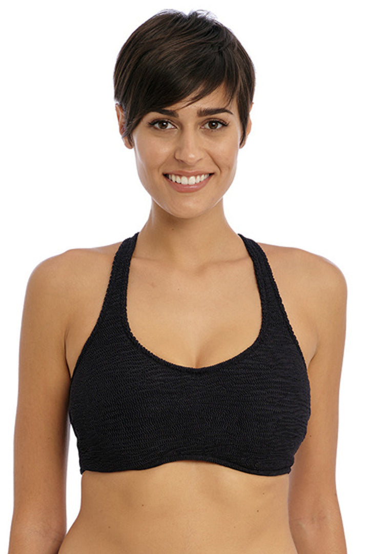 Ibiza Waves Bralette Bikini Top Black