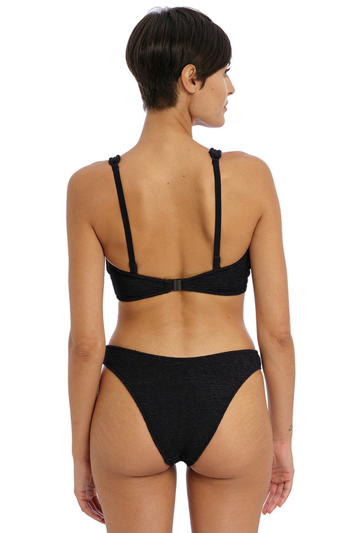 Ibiza Waves Bralette Bikini Top Black