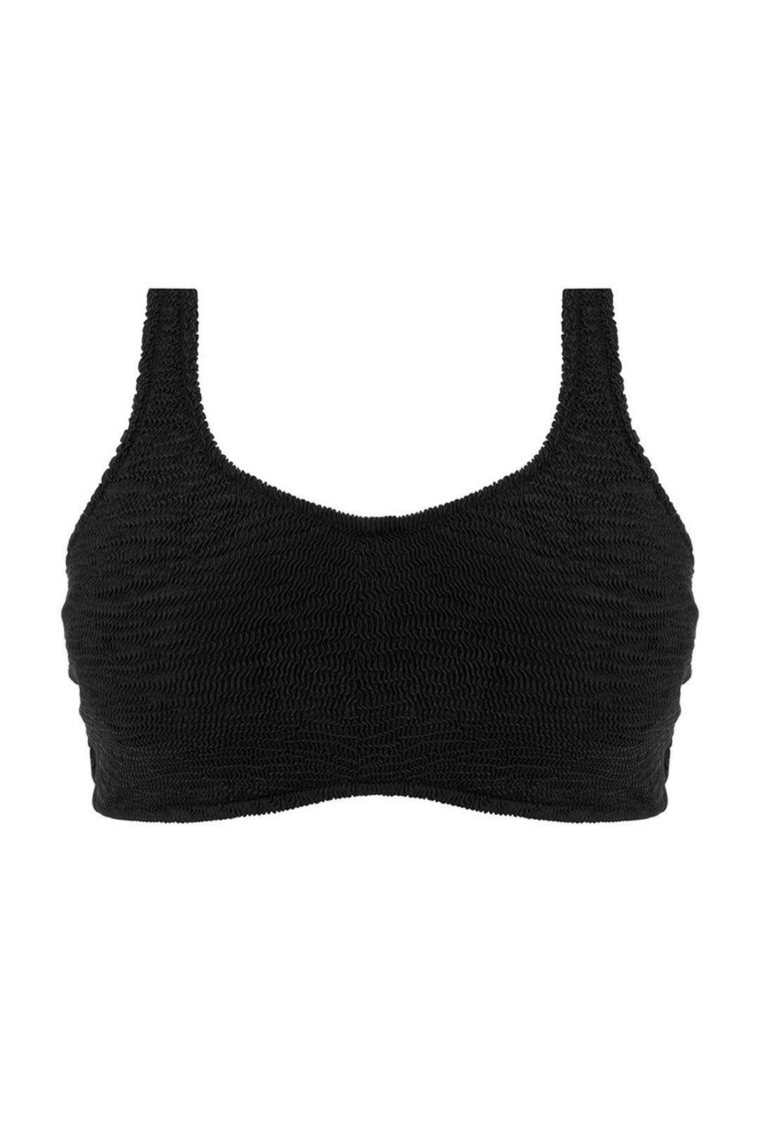 Ibiza Waves Bralette Bikini Top Black