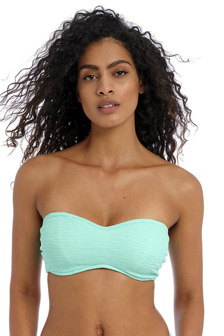 Ibiza Waves Bandeau Bikini Top Frozen