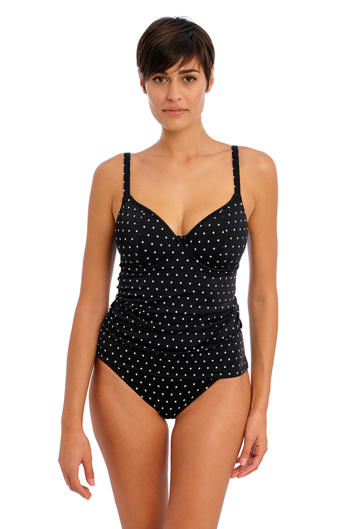 Jewel Cove Tankini Black Dot