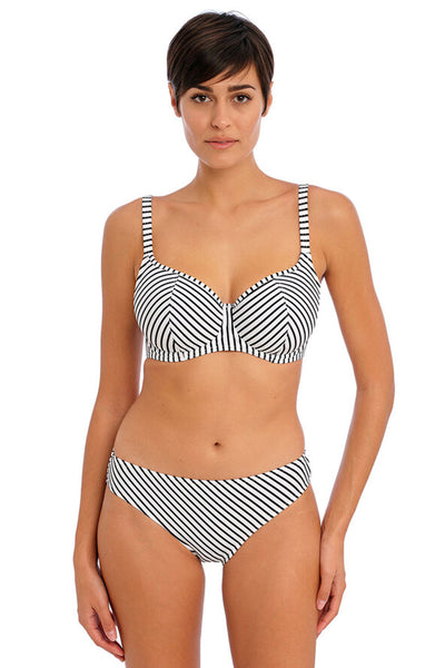 Jewel Cove Bikini Brief Stripe Black