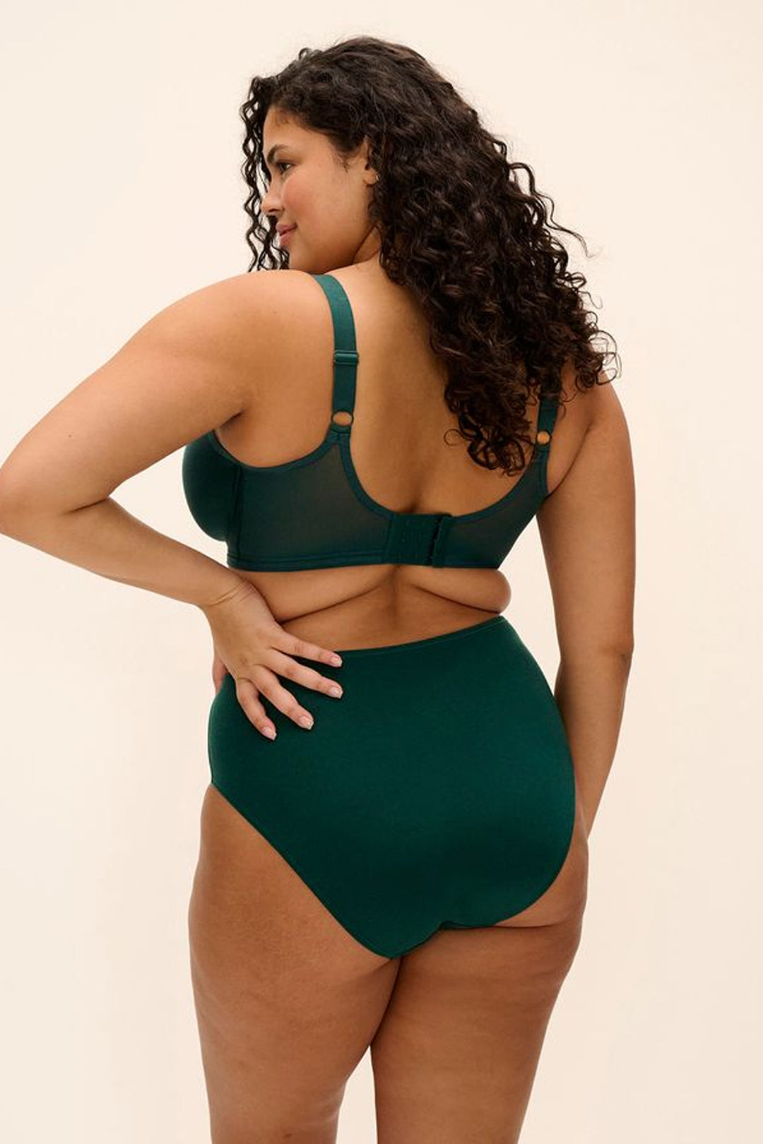 Smooth Moulded Non Padded Bra Deep Emerald