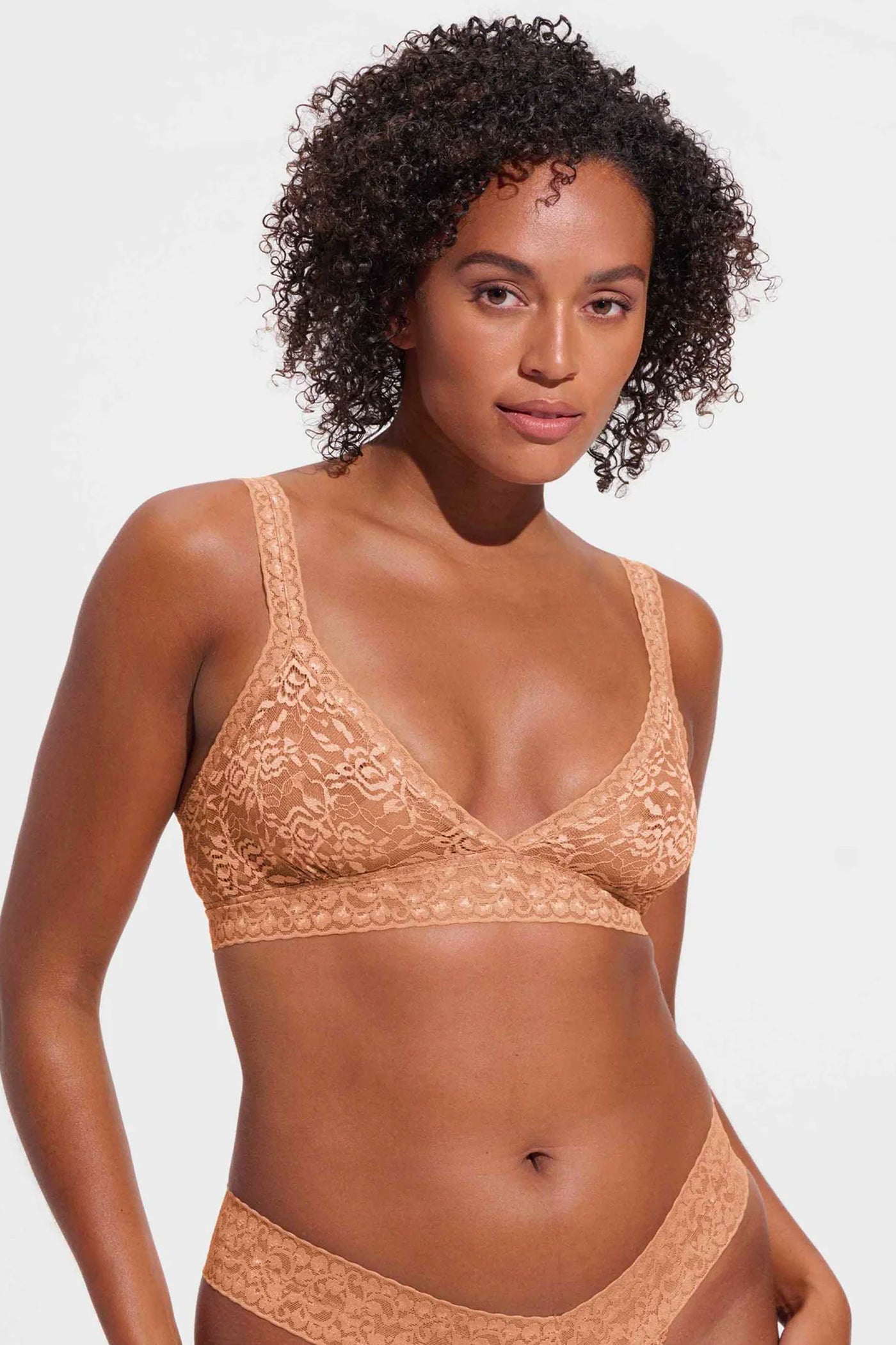 Lace Bralette Clay