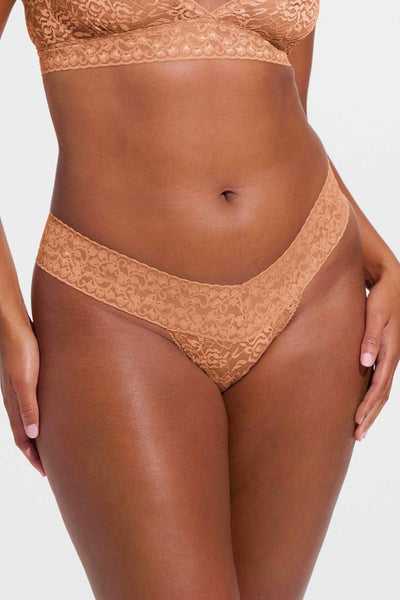 Lace Thong Clay