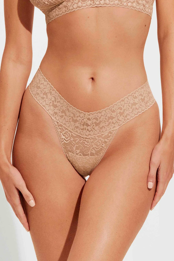 Lace Thong Sand