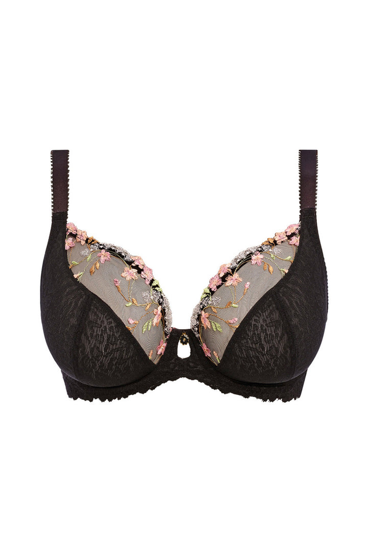 Love-haze Plunge Bra Black