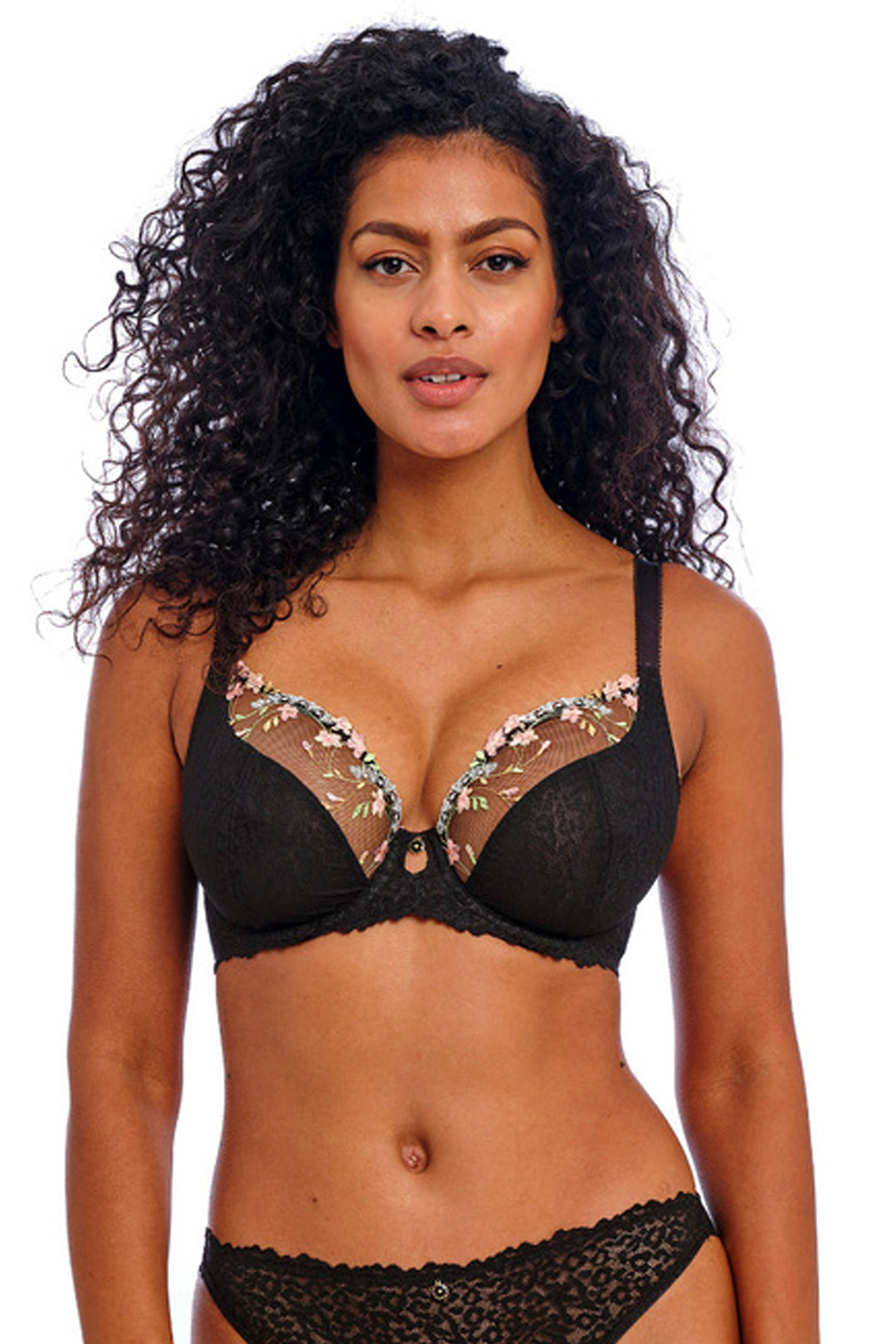 Love-haze Plunge Bra Black