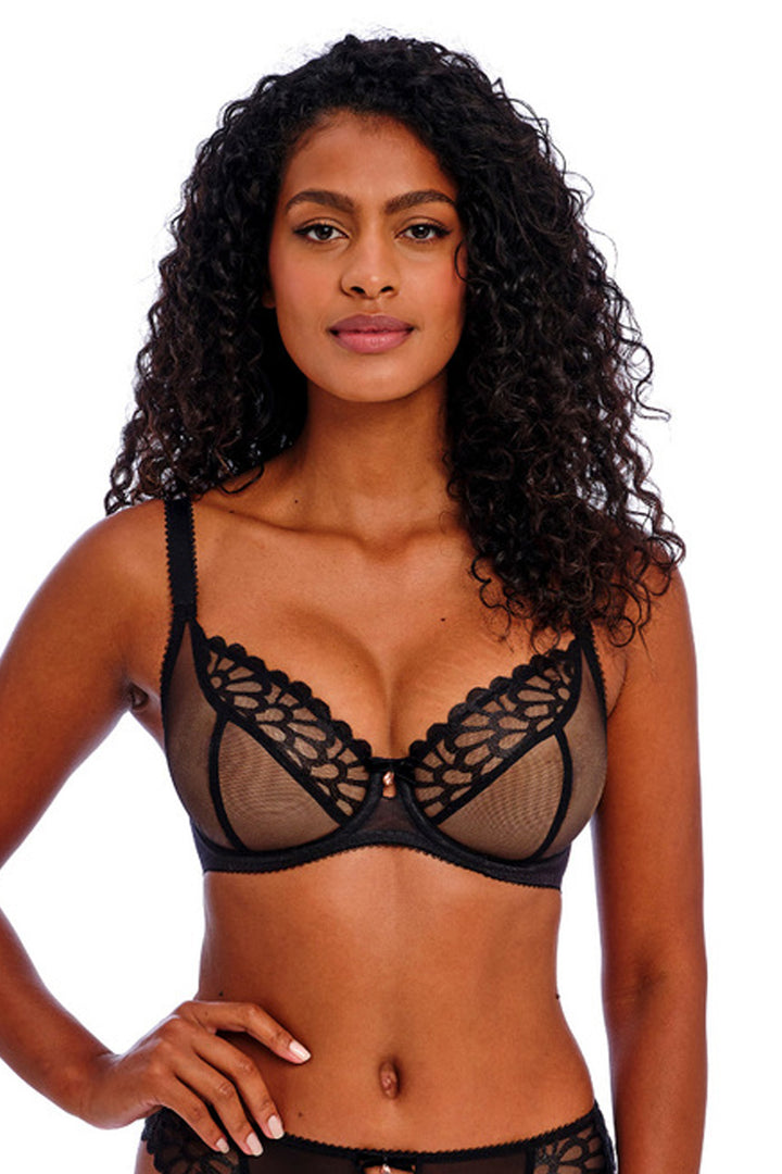 Loveland Plunge Bra Bombshell Black