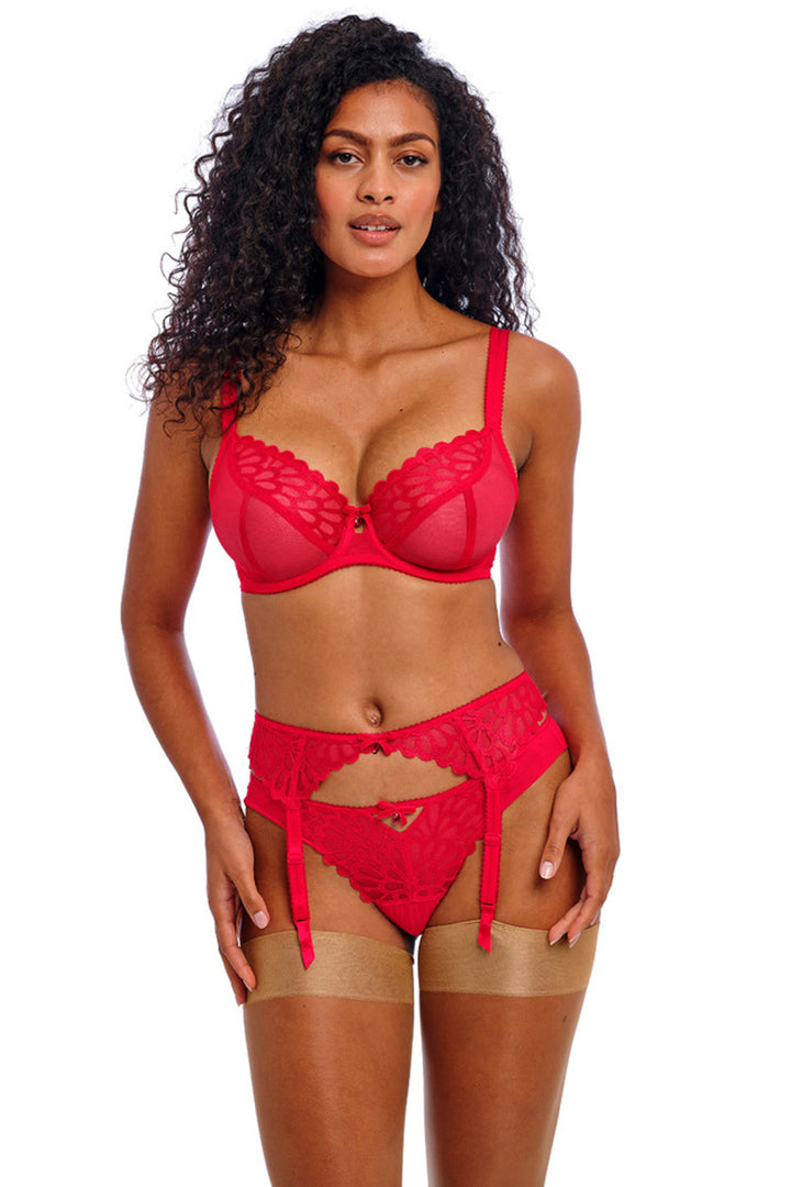 Loveland Bombshell Plunge BH Chilli Red