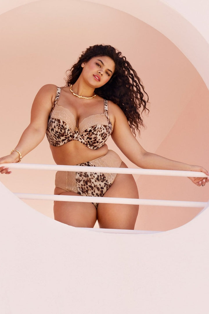 Lucie Plunge Bra Stretch Wildcat
