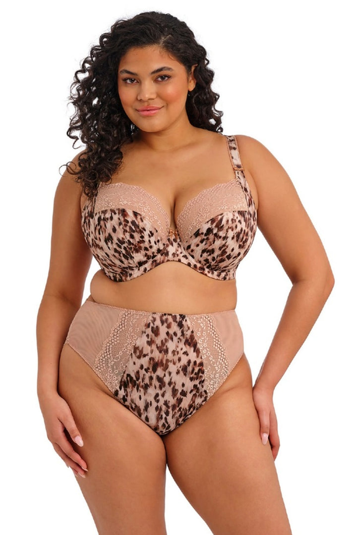 Lucie High Leg Brief Wildcat