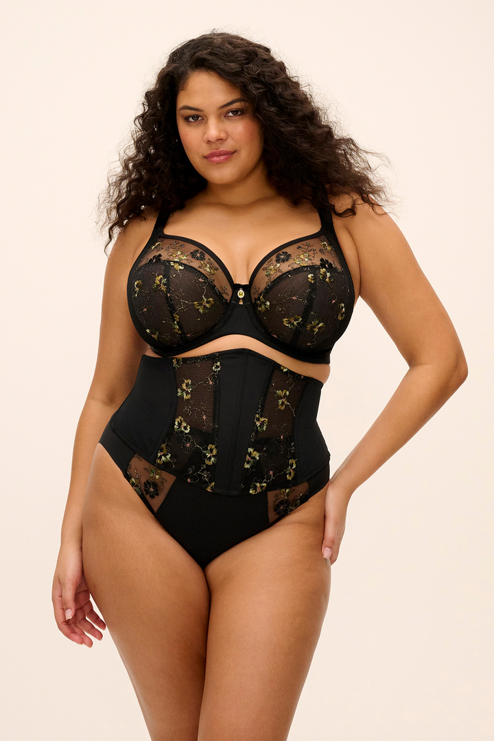 Lyriana Suspender Jet