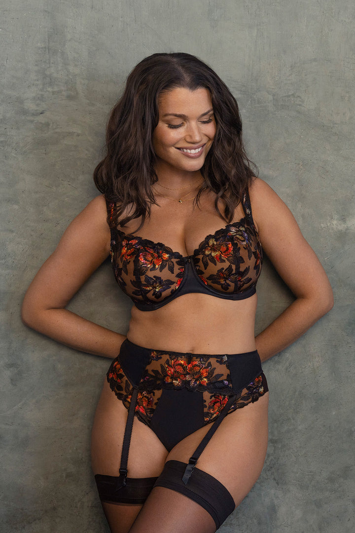 Magdalena Balconette Bra Noir