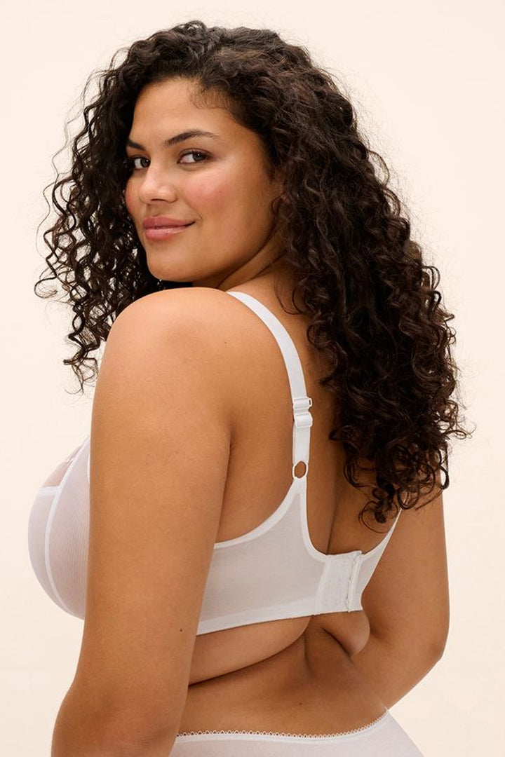 Matilda Plunge Bra White