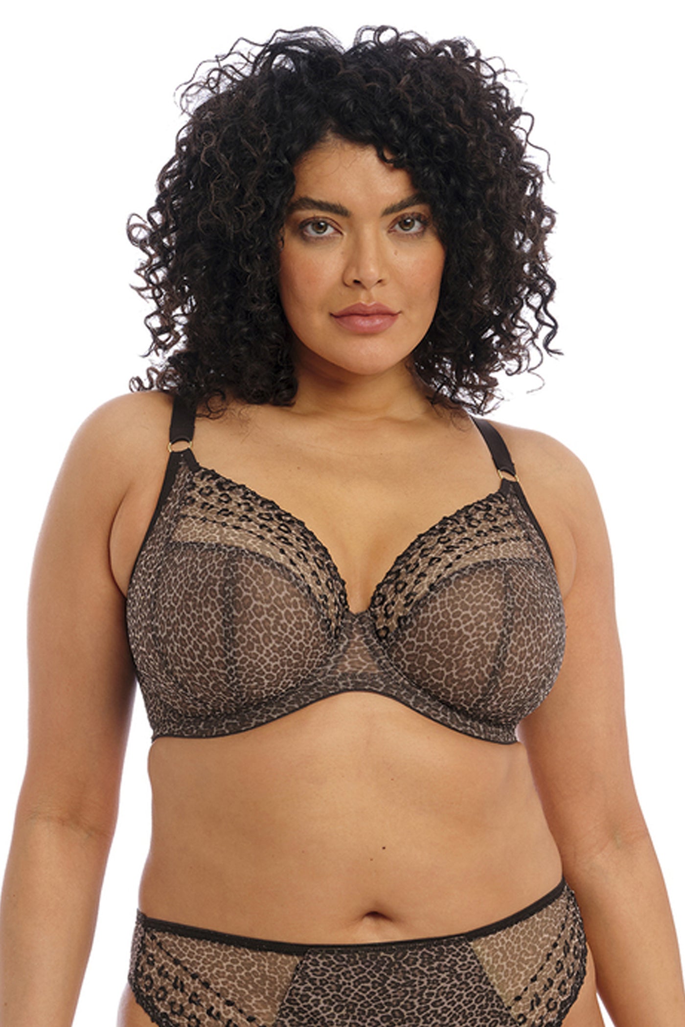 Matilda Plunge Bra Leopard