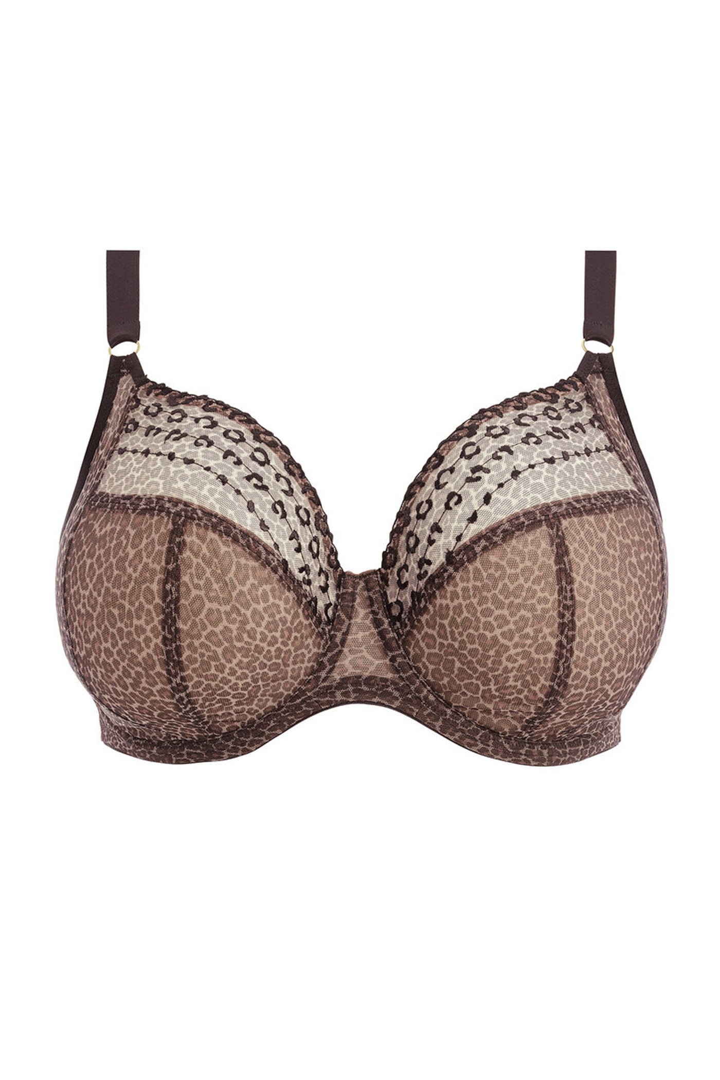 Matilda Plunge Bra Leopard