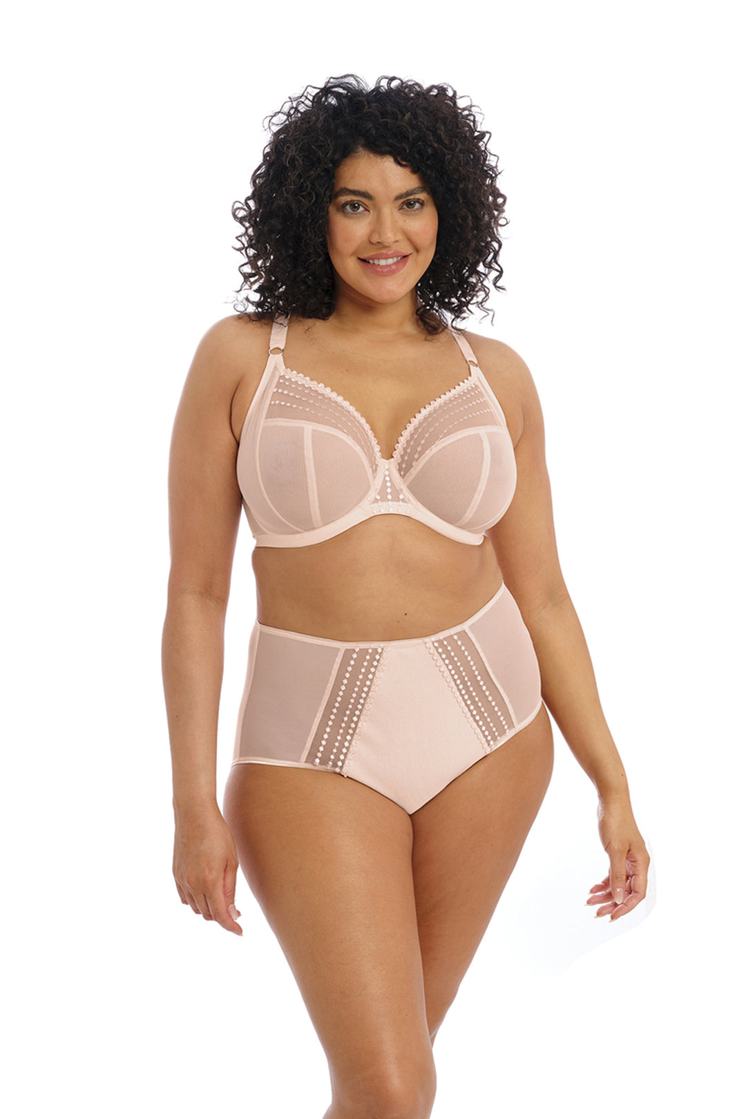 Matilda High Waisted Brief Pearl Blush