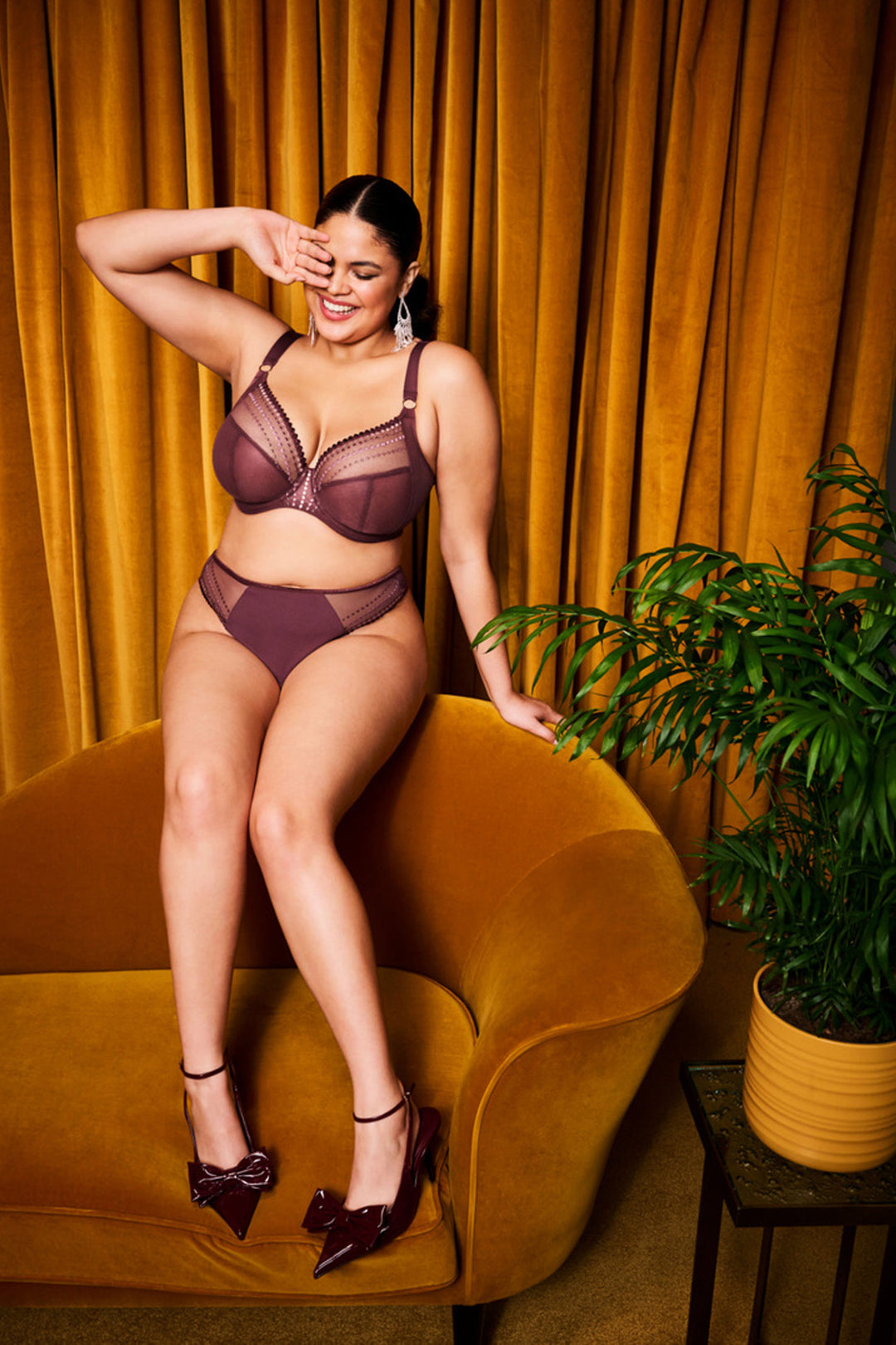 Matilda Plunge Bh Sugarplum