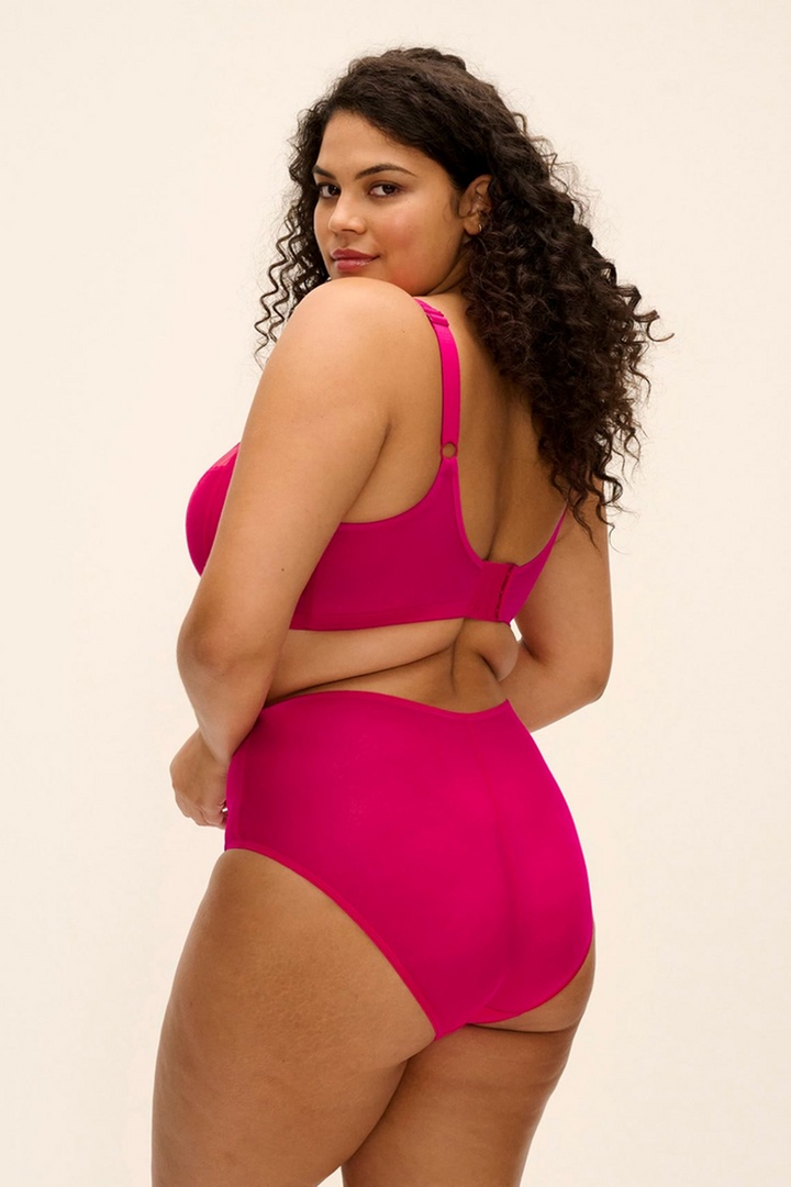 Matilda High Waisted Brief Hot Pink