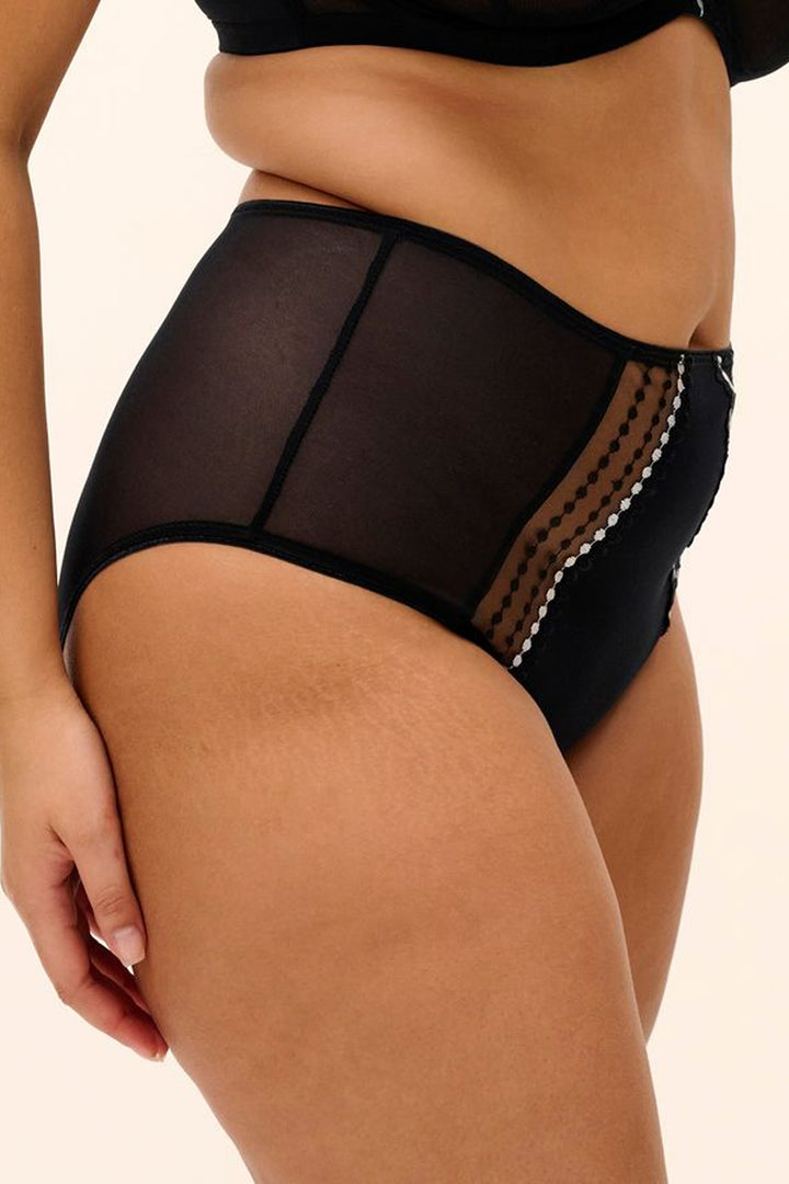 Matilda High Waisted Brief Black
