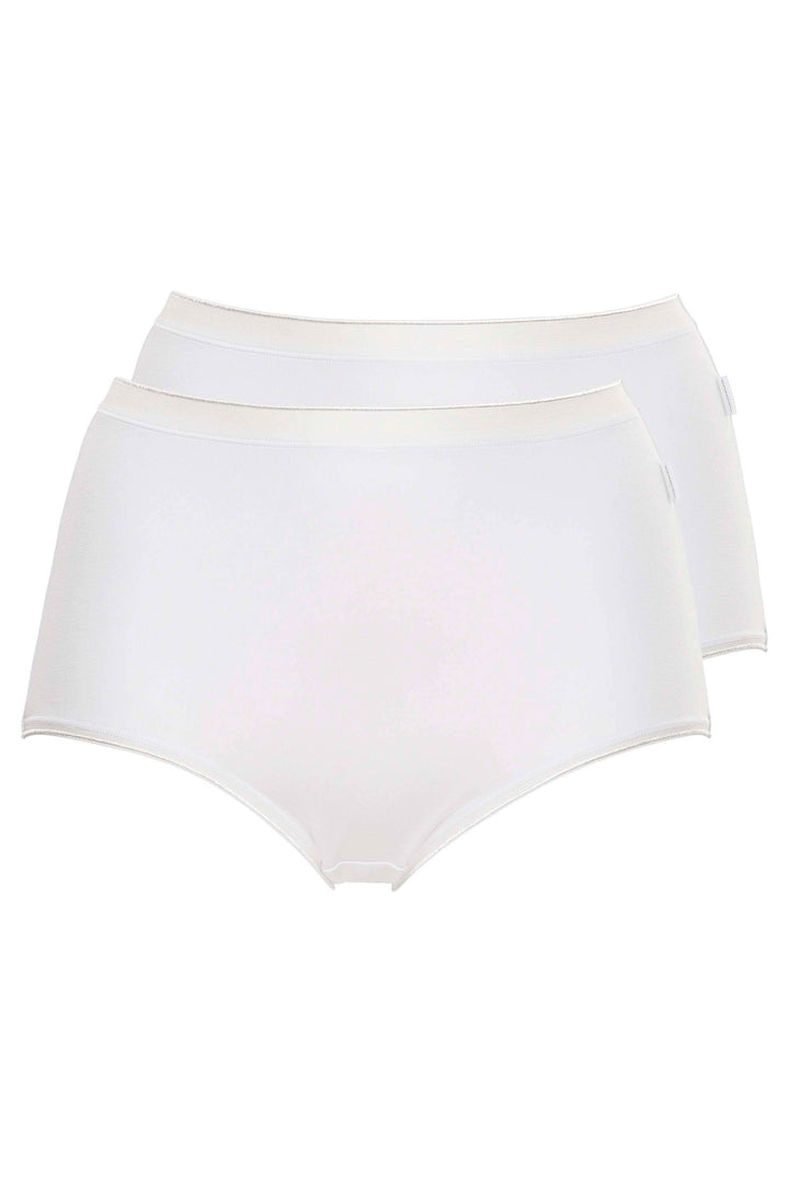 Douceur Medium Brief Bambus 2-PACK Hvit