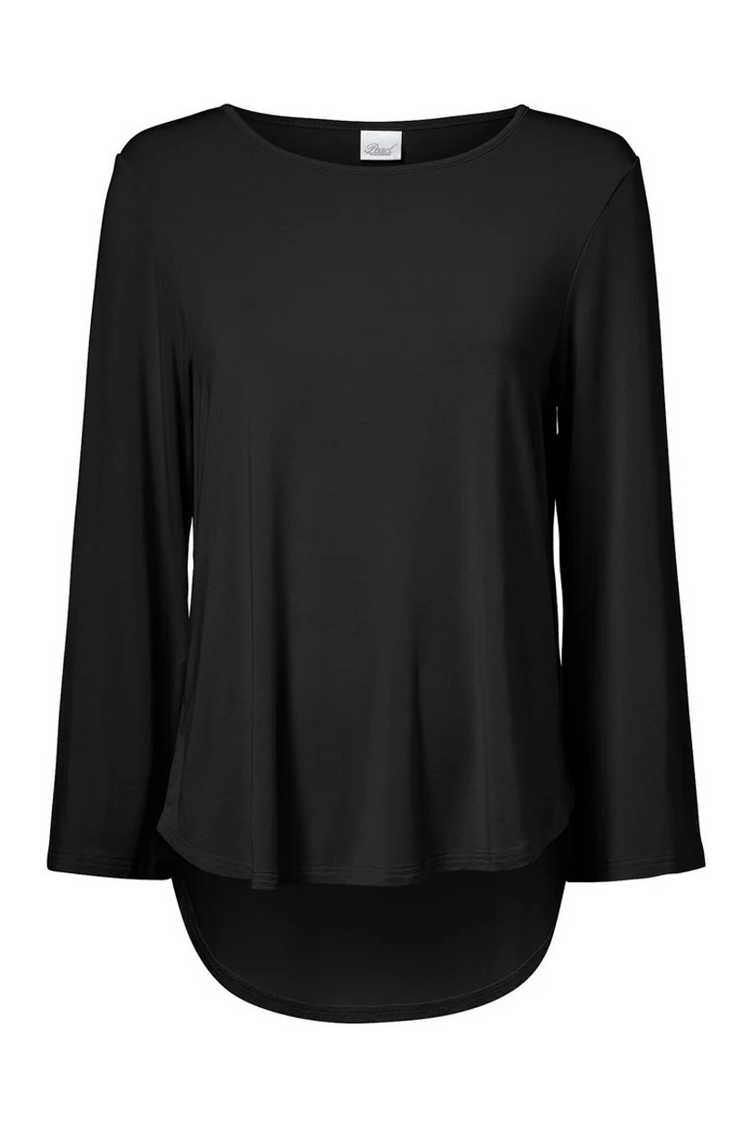 Noelia Long Sleeve Relaxed Top Black