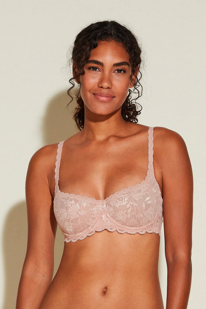 Never Say Never Balconette Bra Mandorla