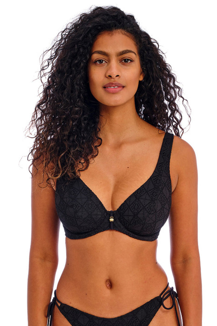 Nomad Nights High Apex Bikinitopp Black