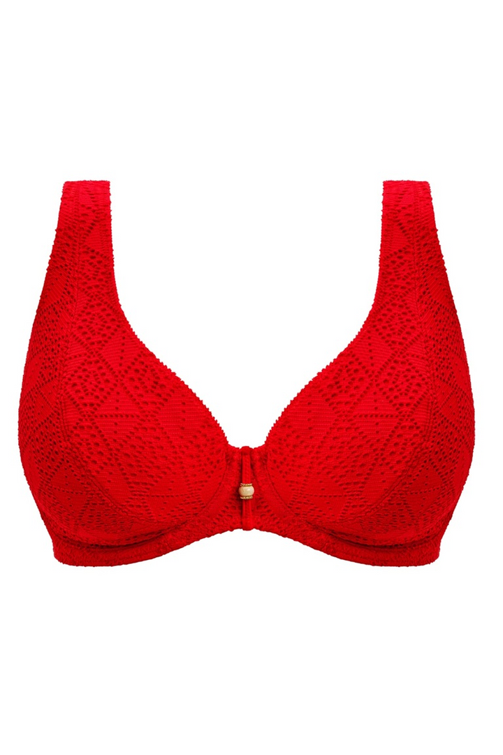 Nomad Nights High Apex Bikinitopp Lava