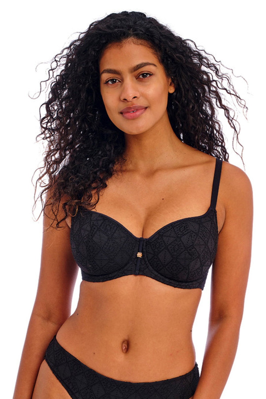 Nomad Nights Balconette Bikini Top Black