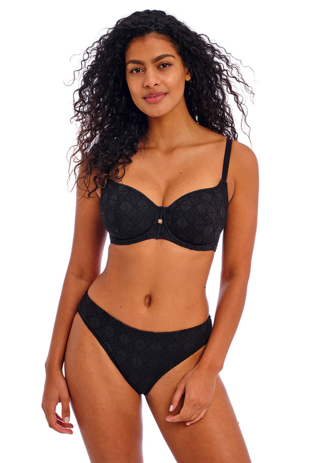 Nomad Nights Balconette Bikini Top Black