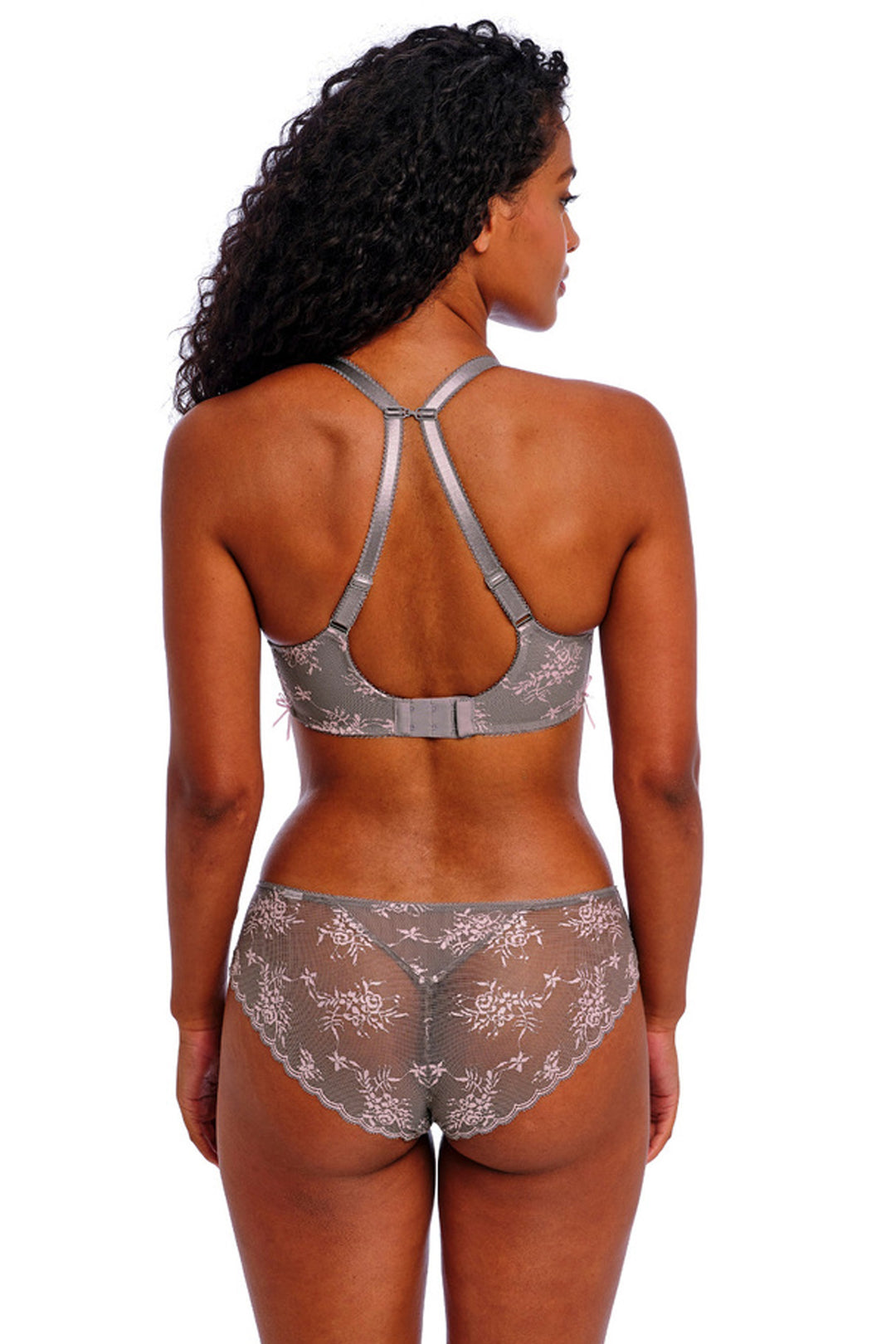 Offbeat Decadence Full Cup Bra Grey/Pink