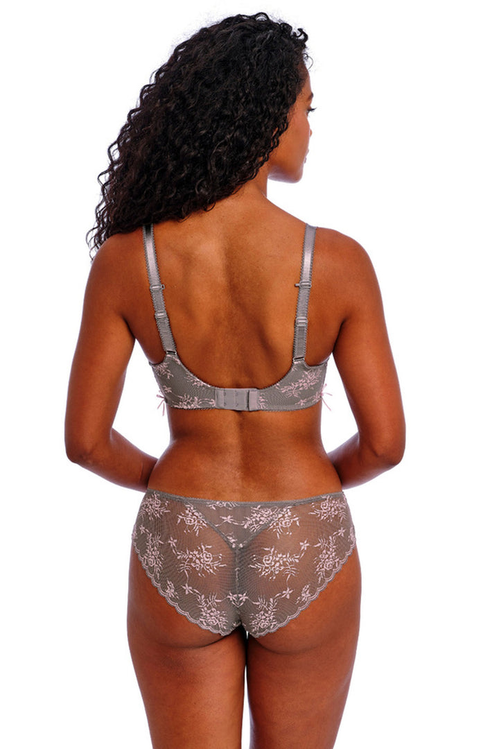 Offbeat Decadence Full Cup Bra Grey/Pink