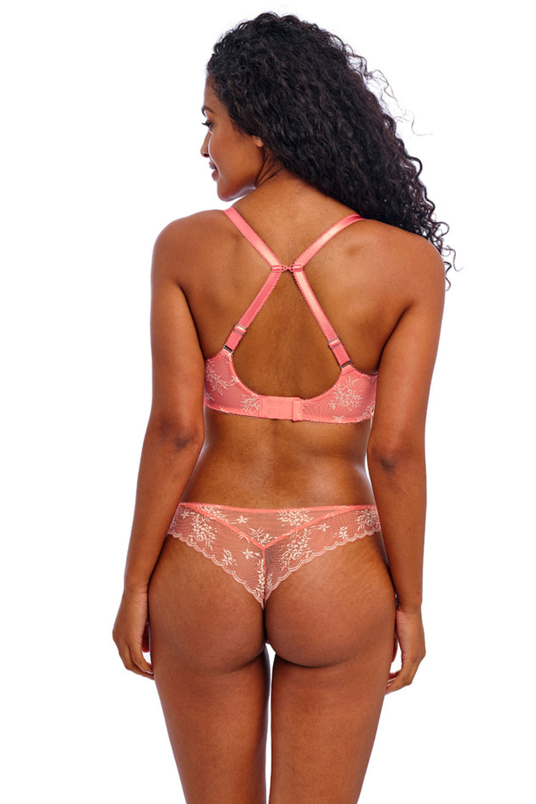 Offbeat Decadence Full Cup Bra Sunset Coral