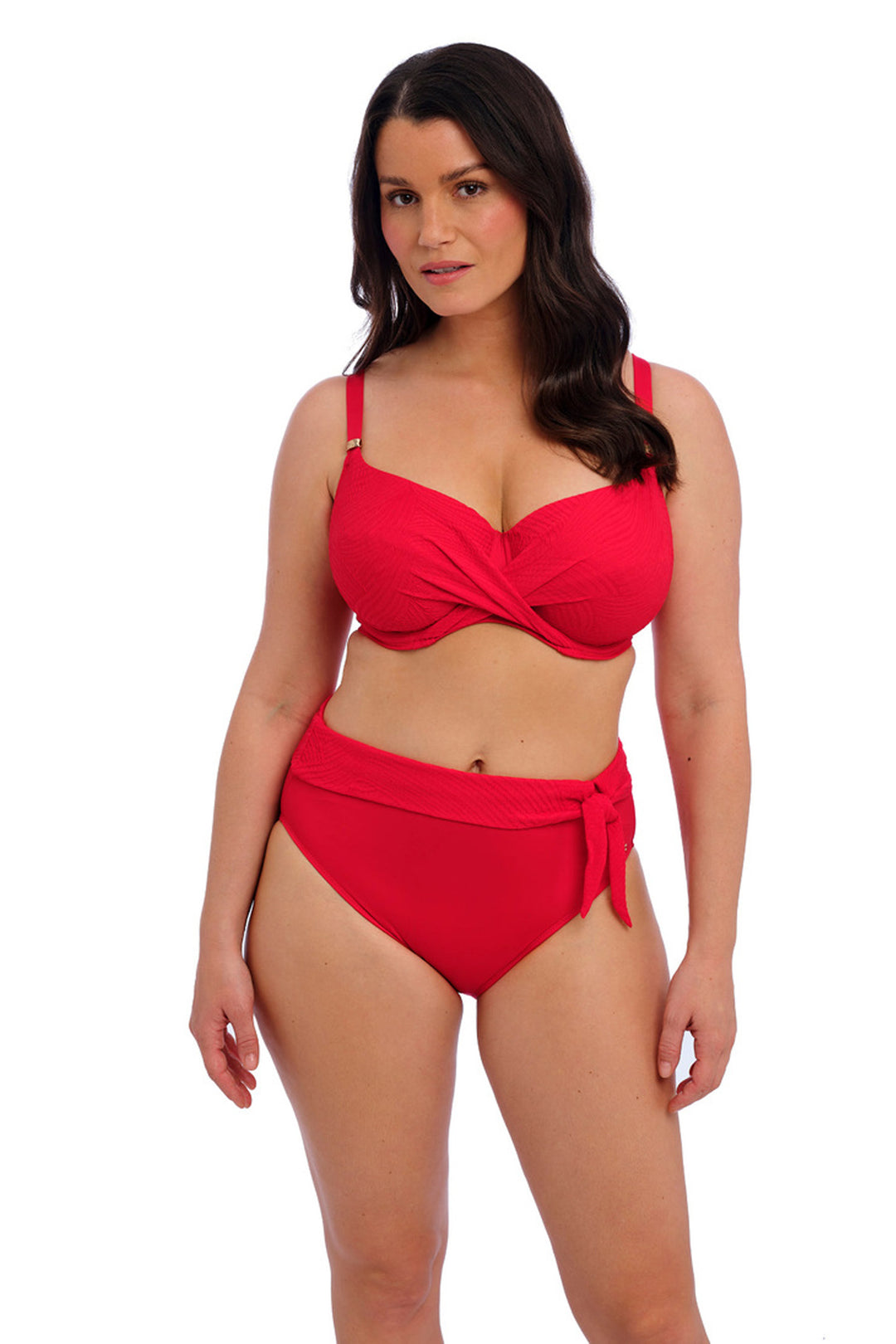 Ottawa High Waist Bikini Brief Radiant Red