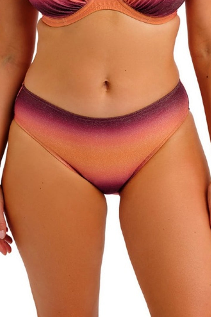 Paros Coast Bikinitrosa med medelhög midja Sunset Glow