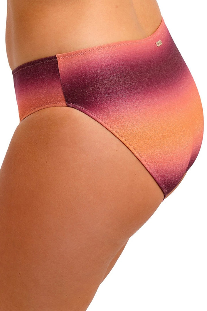 Paros Coast Bikinitrosa med medelhög midja Sunset Glow