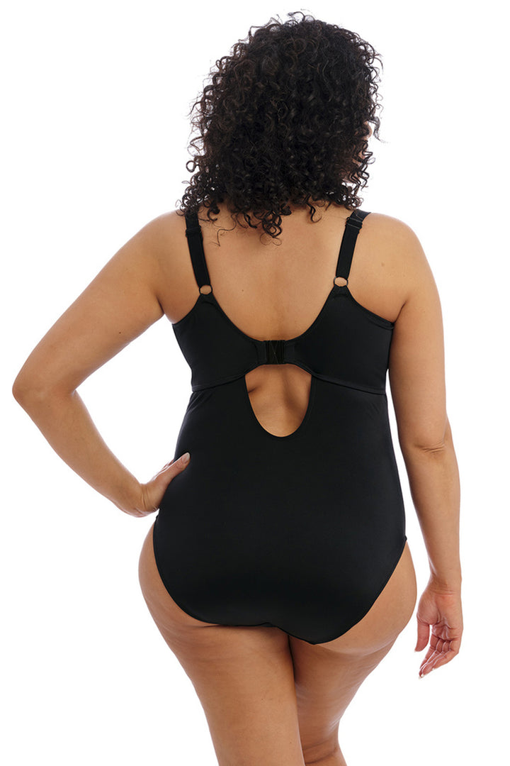 Plain Sailing Non Wired Swimsuit Black