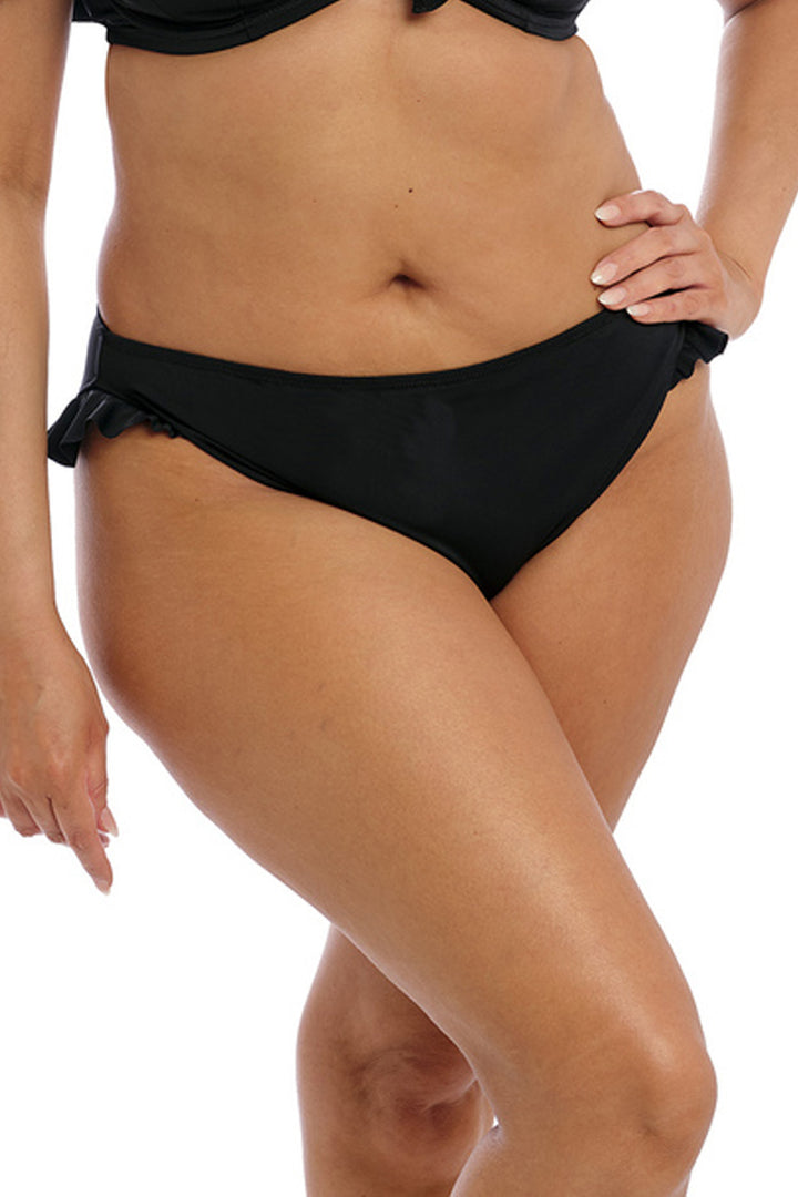 Plain Sailing High Leg Brief Svart