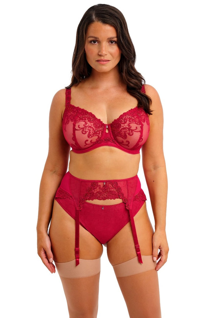 Portia Suspender Red