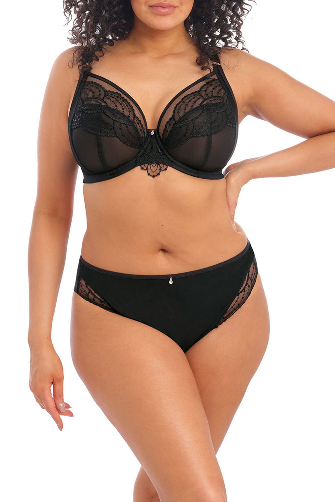 Priya Plunge Bra Black