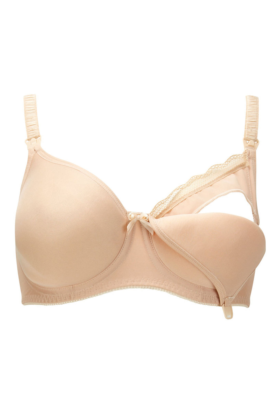 Pure Moulded Nursing Bra Nude