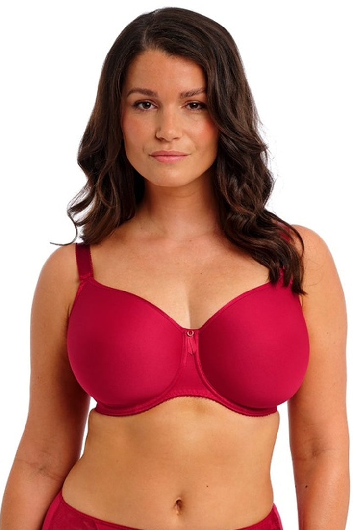 Rebecca Essentials Moulded Spacer Bra Red