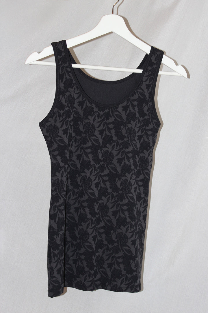 Avet Micro Camisole Flower Black